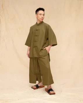 Straight Tang Suit (Olive)