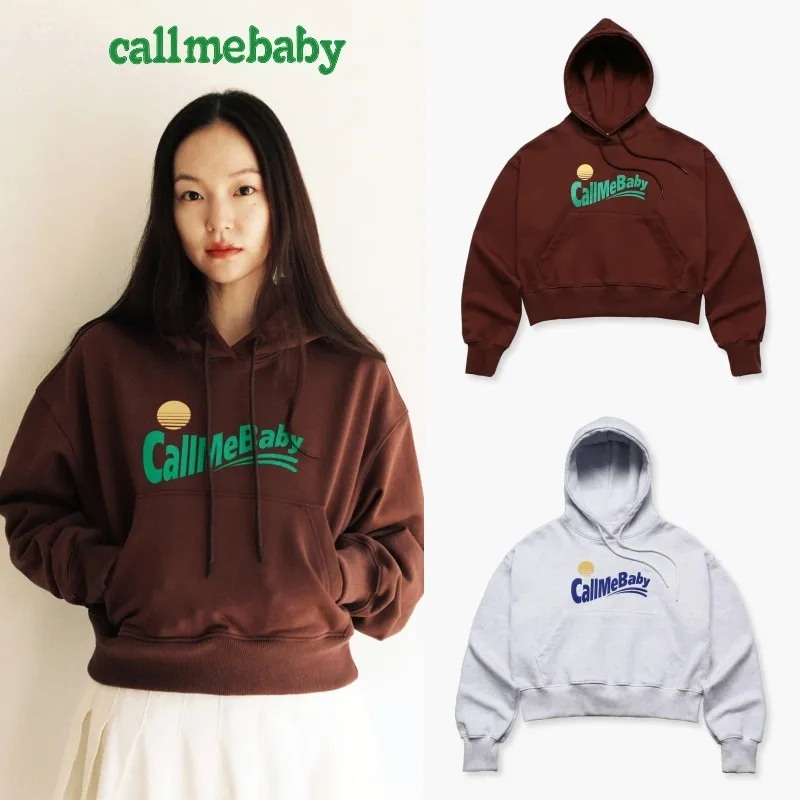 Street Style Cotton Logo Hoodies & Sweatshirts | Shop 'Call Me Baby' Now