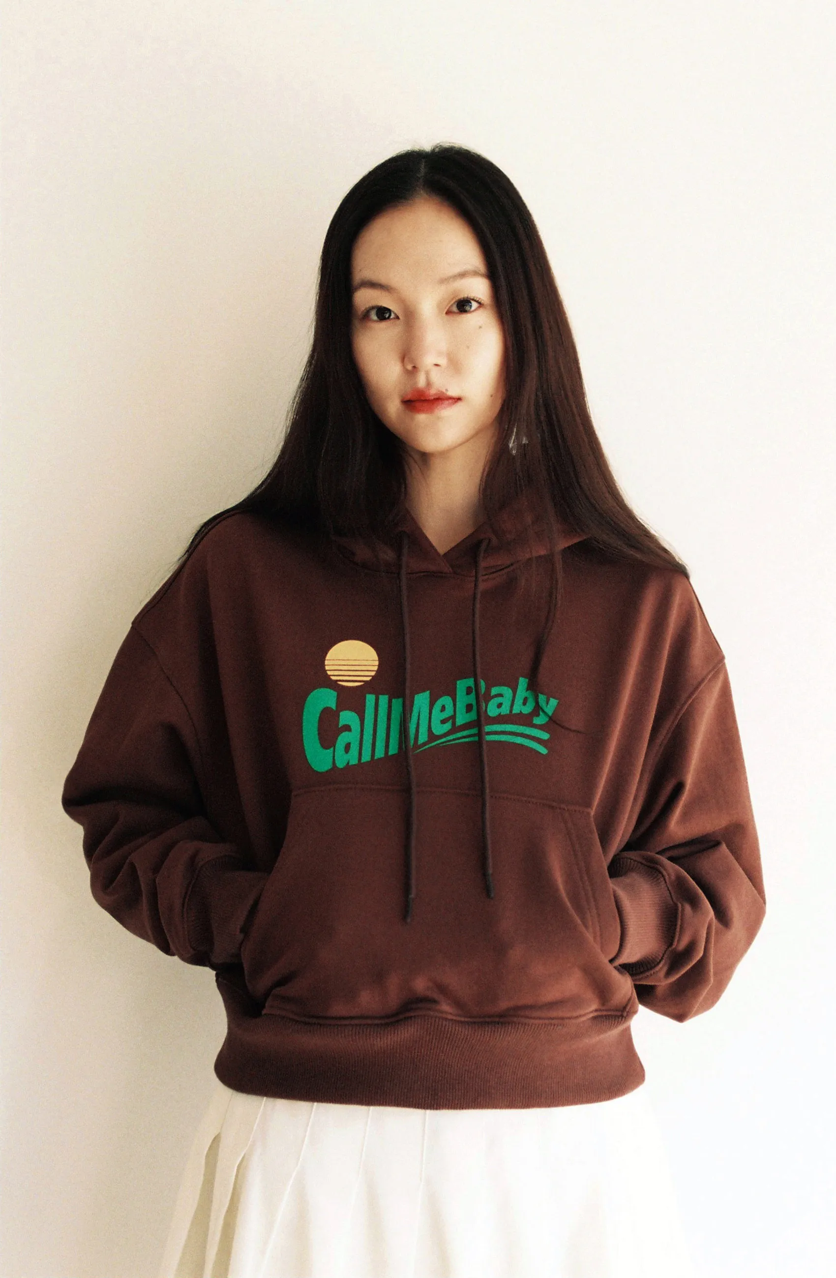 Street Style Cotton Logo Hoodies & Sweatshirts | Shop 'Call Me Baby' Now