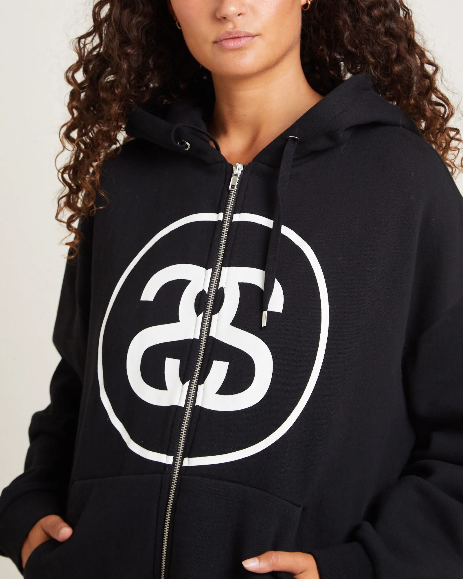 Stussy - Street Style Long Sleeve Logo Hoodies & Sweatshirts