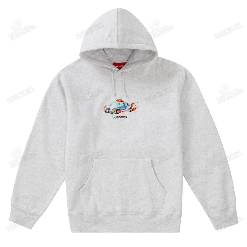 Supreme | Unisex Collaboration Logo Street Style Skater Hoodies.