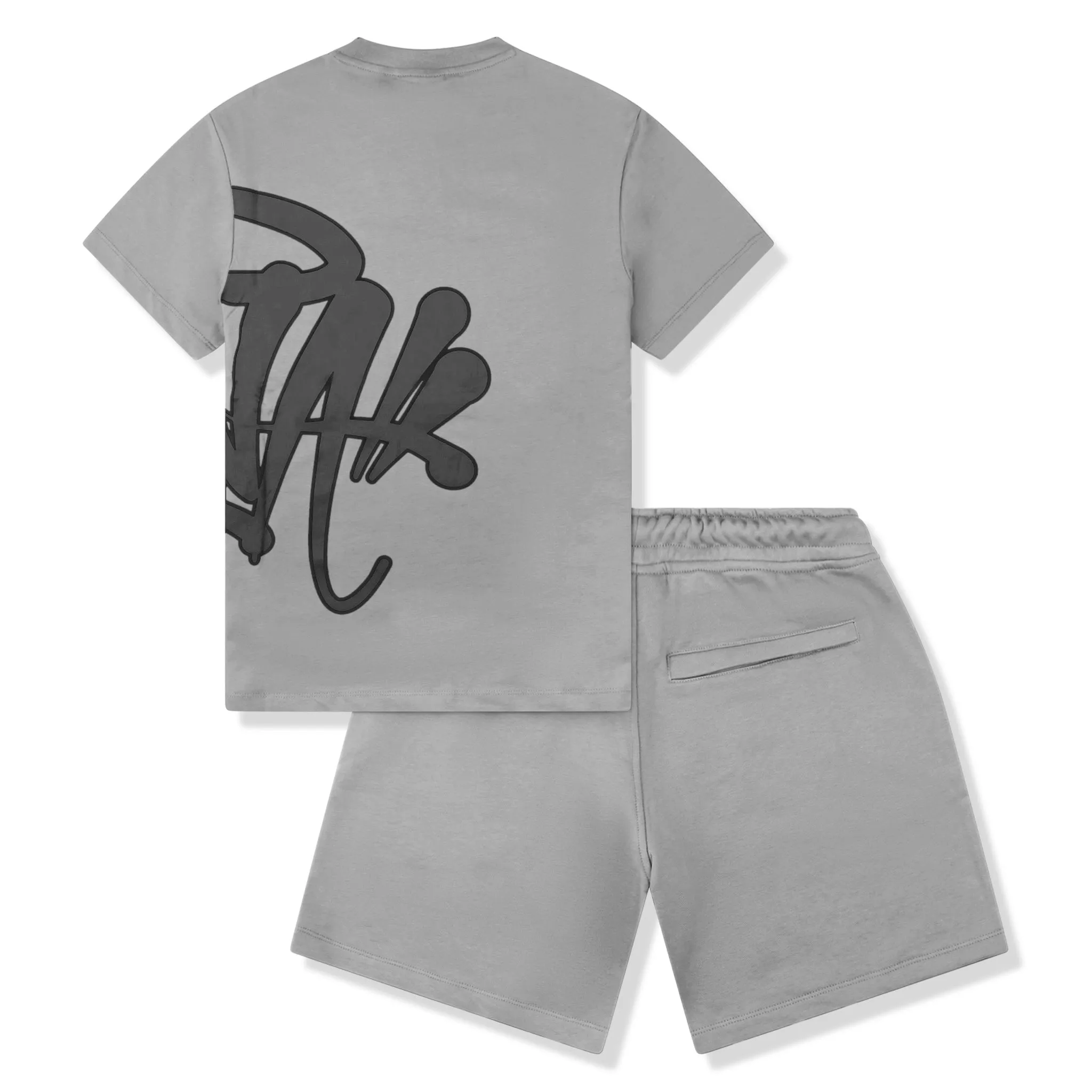 Syna World Logo Gray T-Shirt and Shorts