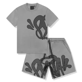 Syna World Logo Gray T-Shirt and Shorts