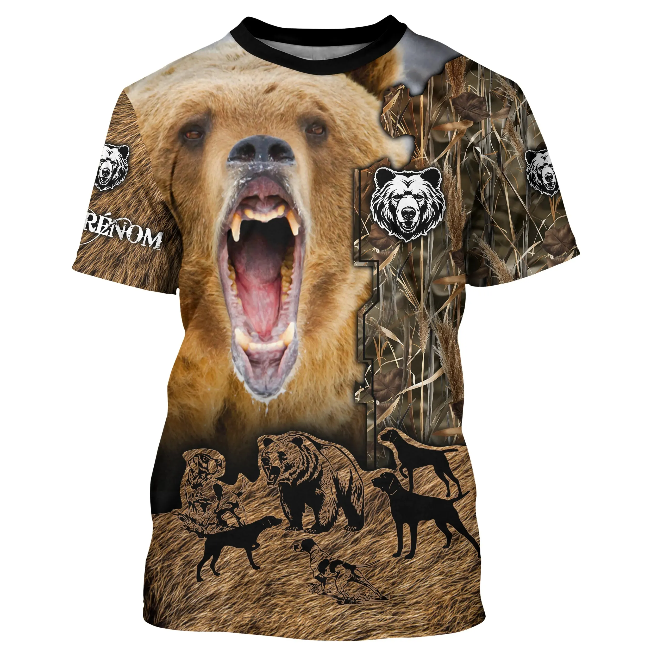 T-Shirt Féroce - Mode Aventure et Survie - Animaux Sauvages Conception - CT22022445