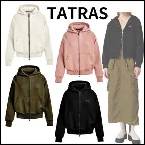 TATRAS | Street Style Plain Cotton Oversized Logo | Unisex