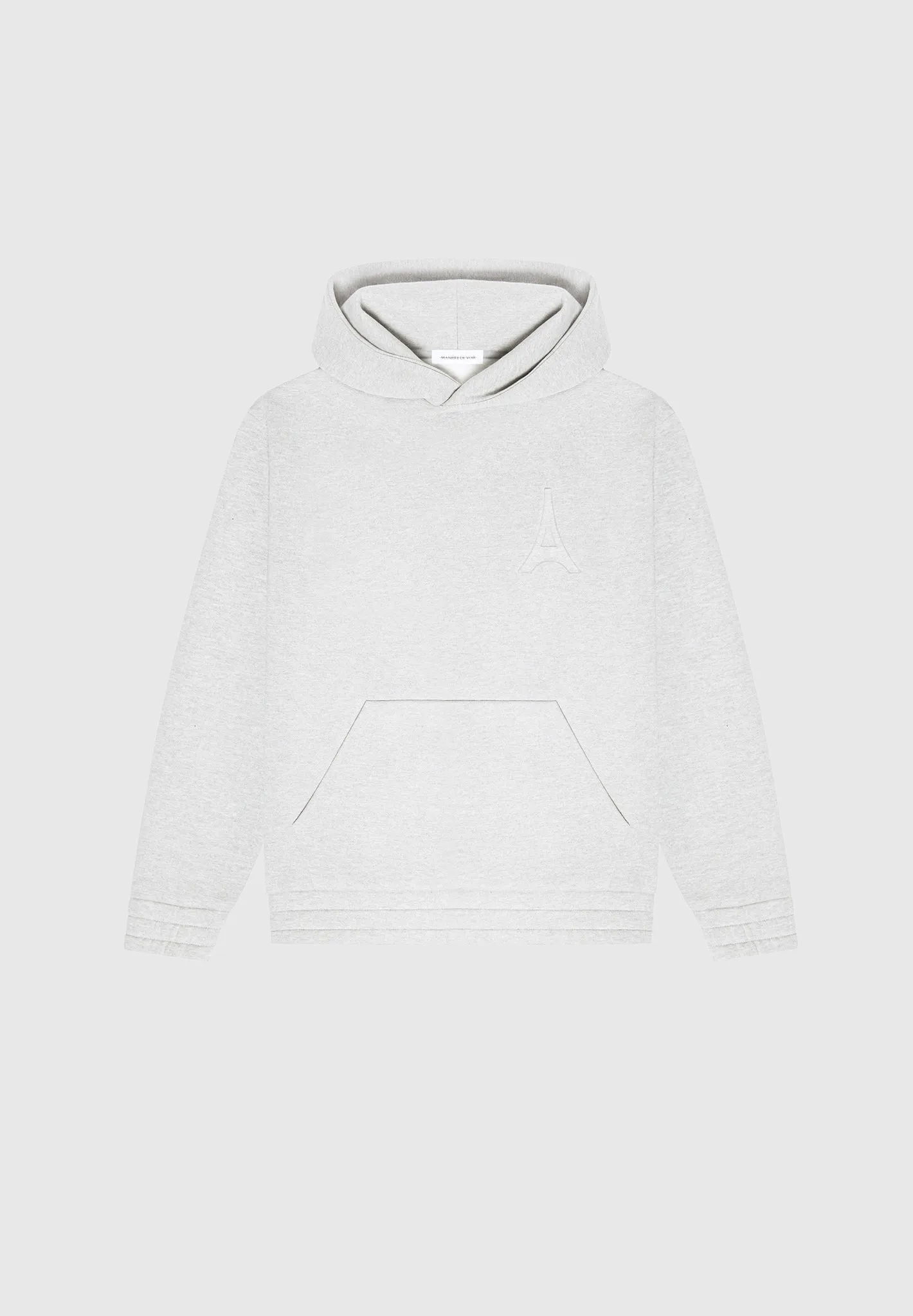 ternel Eiffel Embossed Hoodie - Grey