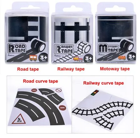 Toy car set motorway PVC roadway traffic for children