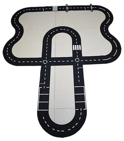 Toy car set motorway PVC roadway traffic for children