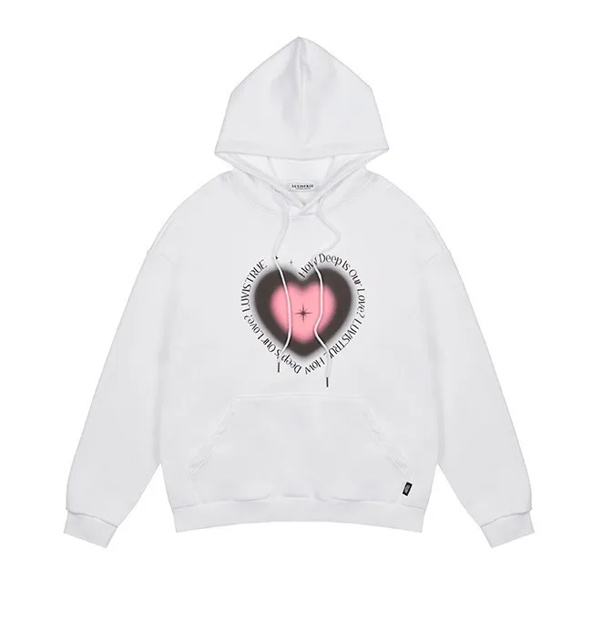 True Love | Cotton Long Sleeve Hoodies & Sweatshirts with Medium Logo