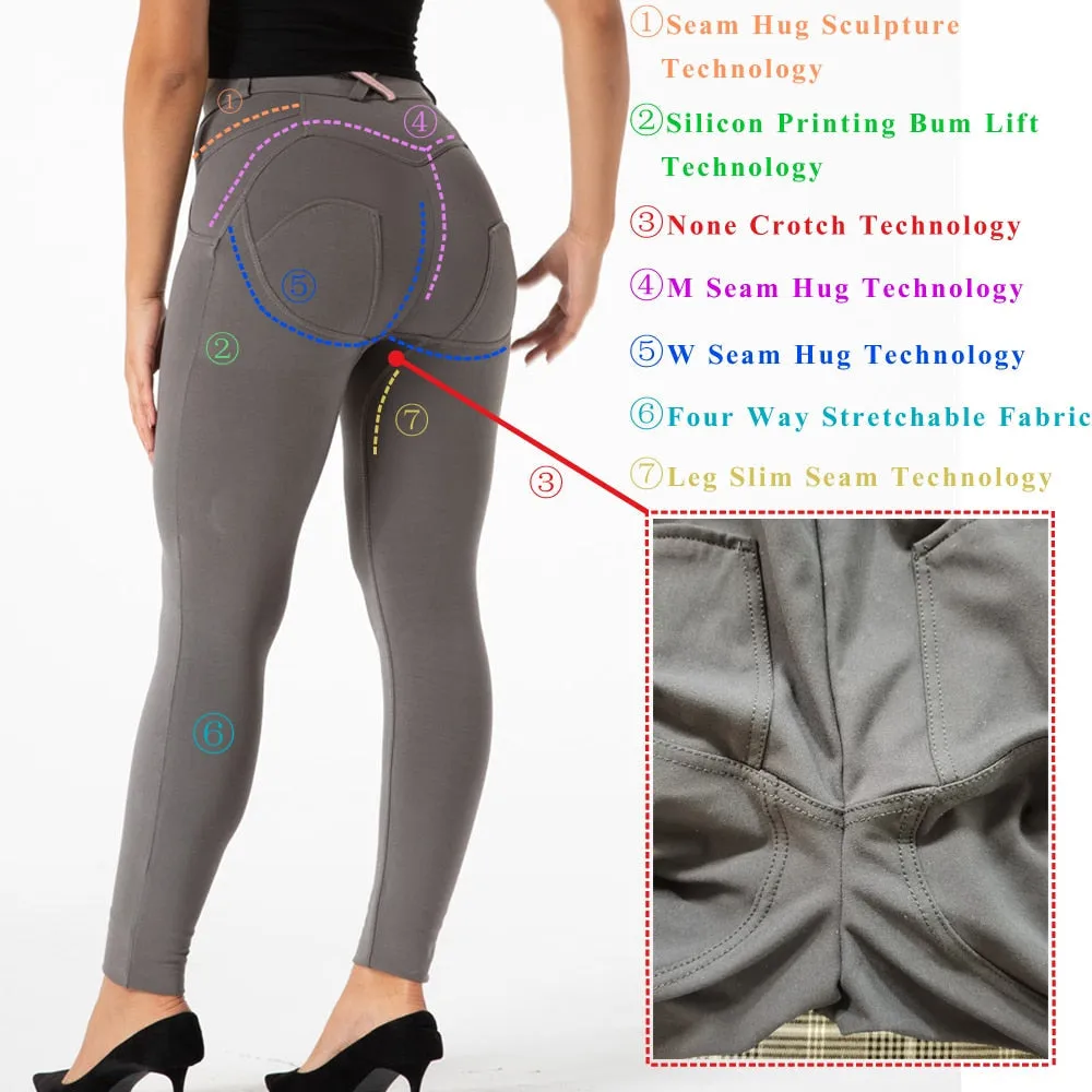 Tummy Control Bum Lift Compression Tights for Workout Yoga