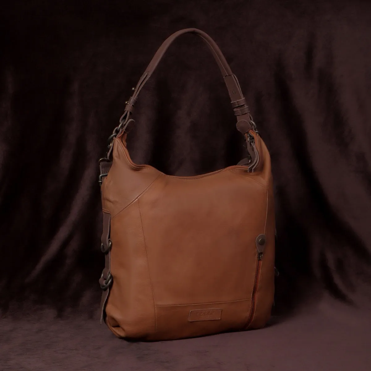 Unique Look Tan Genuine Leather Ladies Tote Bag