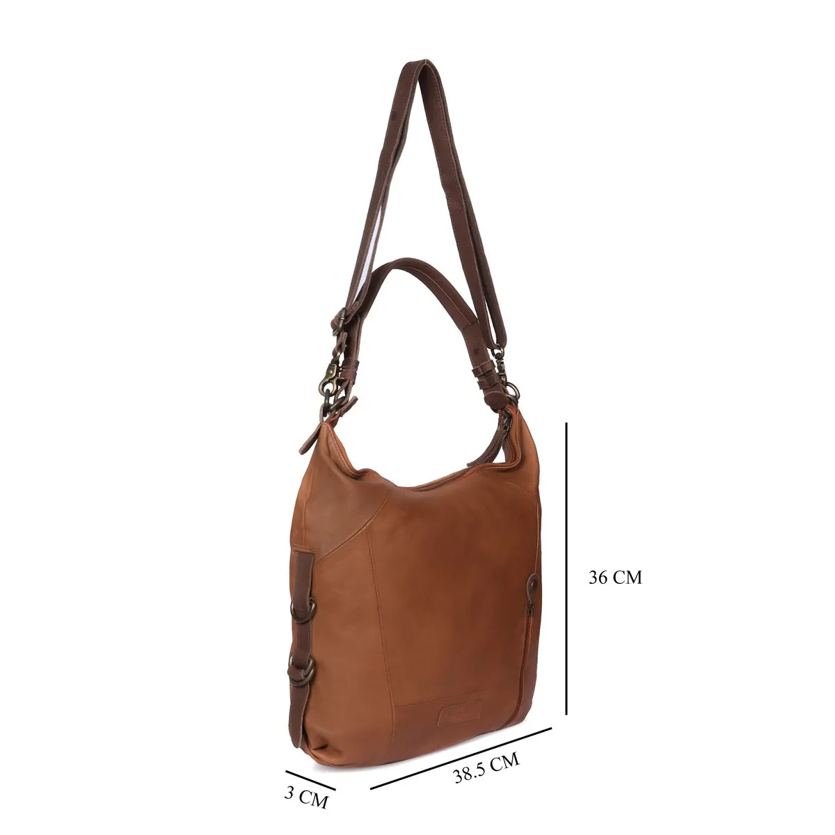 Unique Look Tan Genuine Leather Ladies Tote Bag