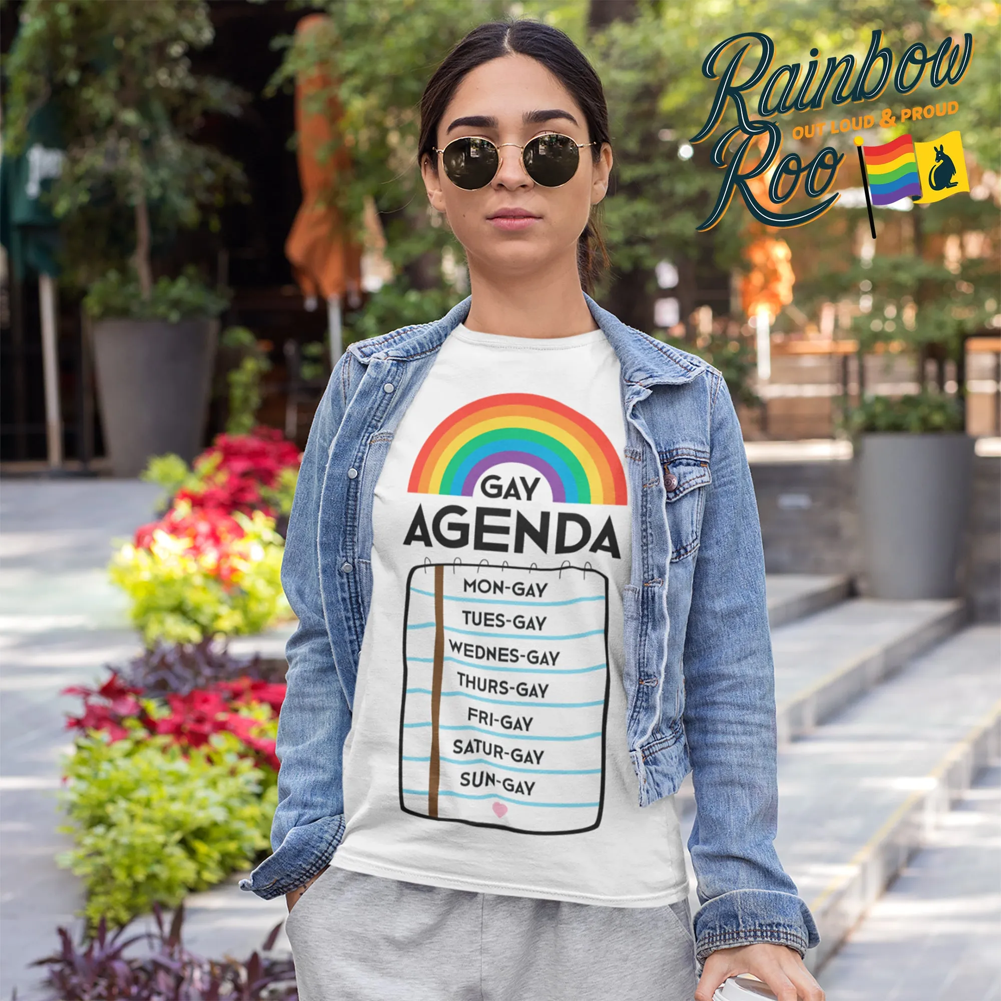 (Unisex T-Shirt LG014) - LGBTQ+ Agenda Shirt | Shop Now