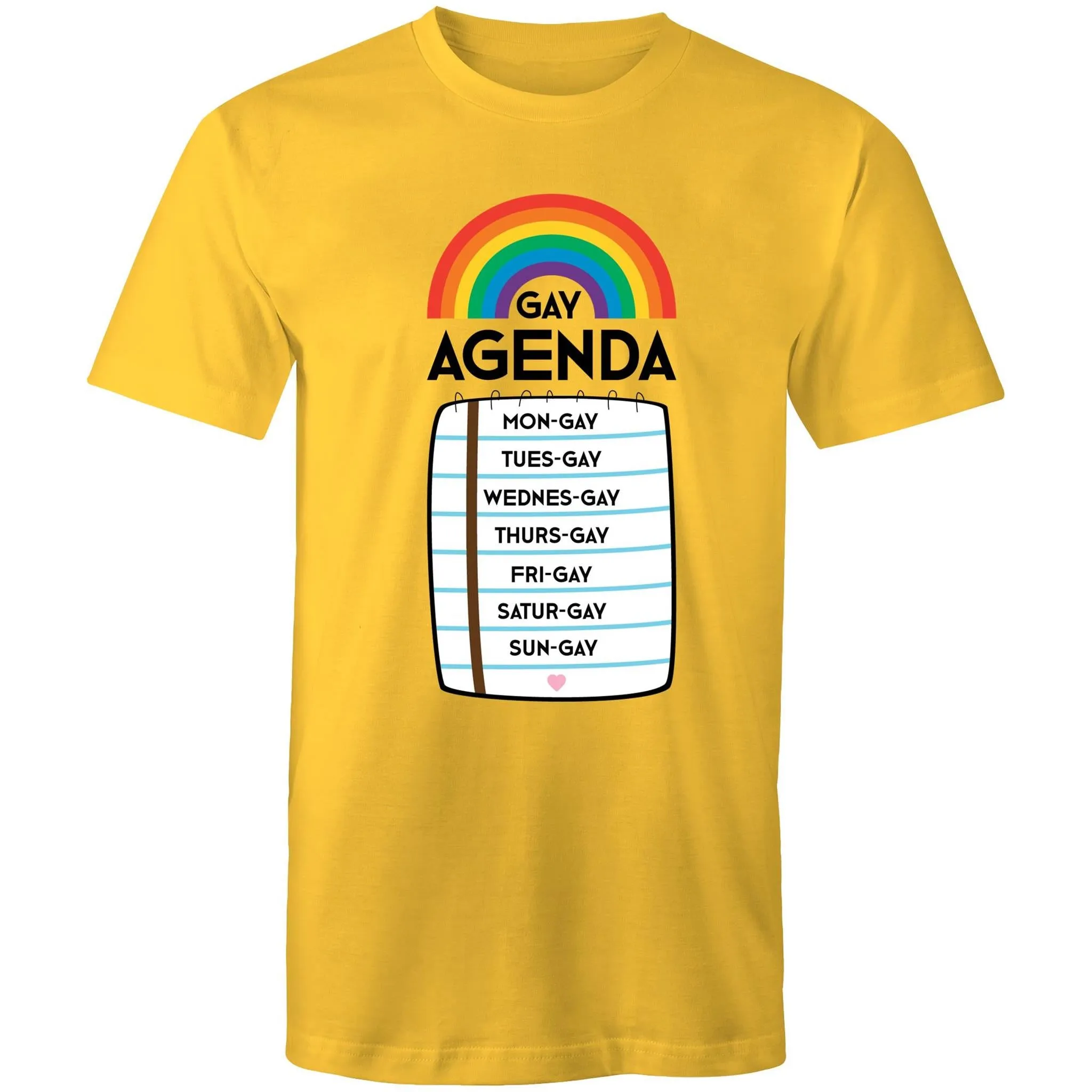 (Unisex T-Shirt LG014) - LGBTQ+ Agenda Shirt | Shop Now