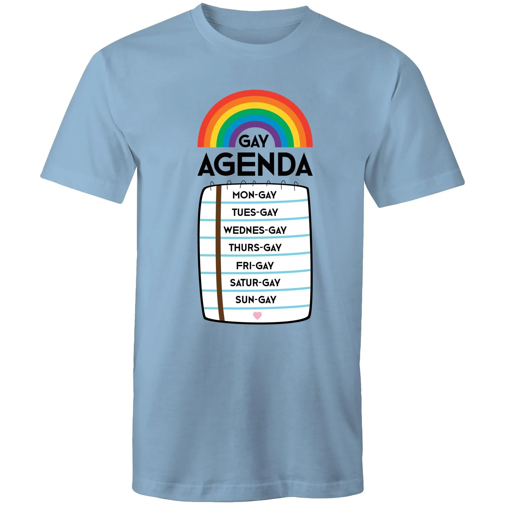 (Unisex T-Shirt LG014) - LGBTQ+ Agenda Shirt | Shop Now