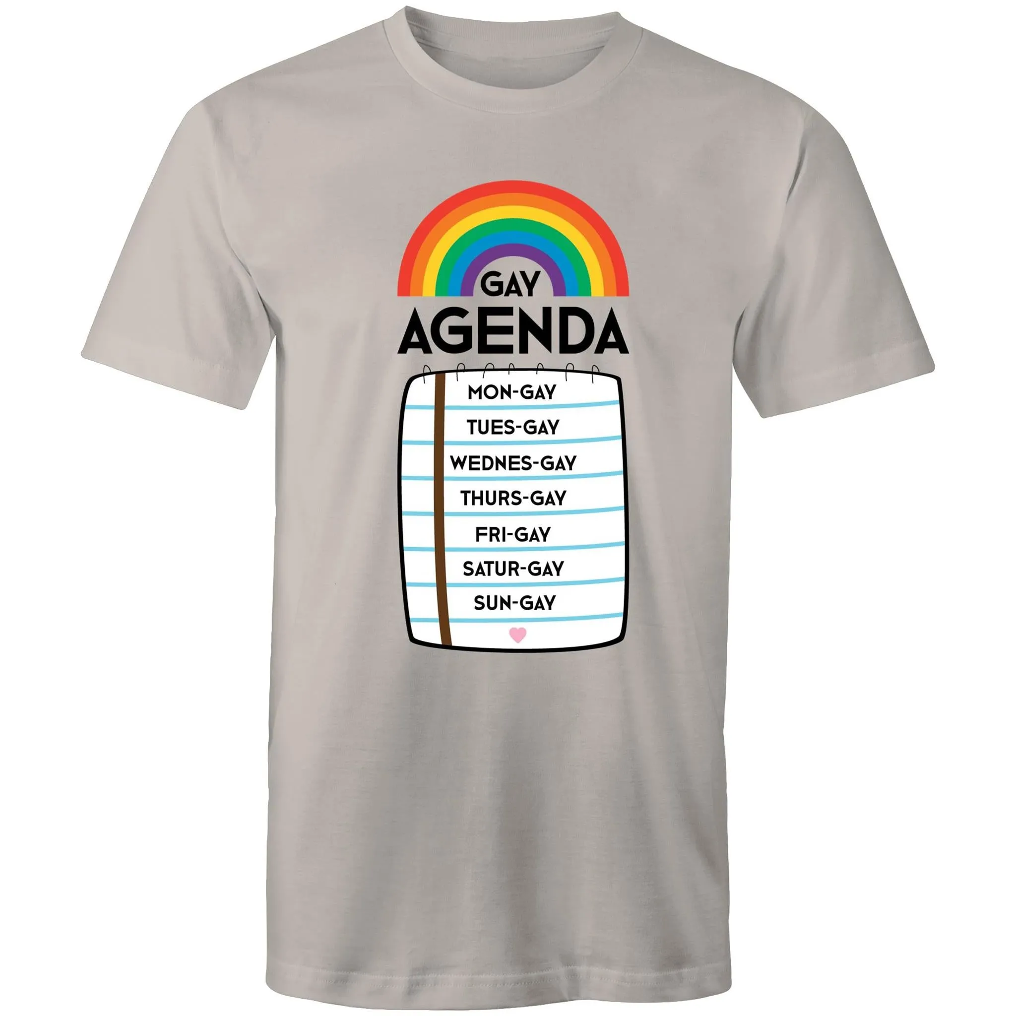 (Unisex T-Shirt LG014) - LGBTQ+ Agenda Shirt | Shop Now