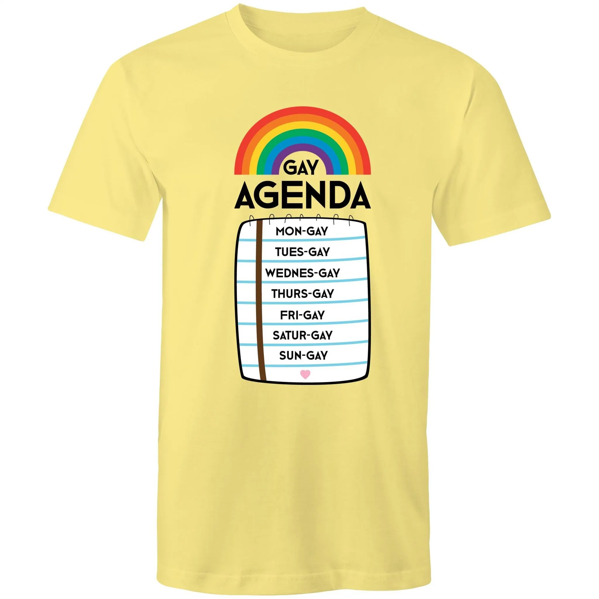 (Unisex T-Shirt LG014) - LGBTQ+ Agenda Shirt | Shop Now