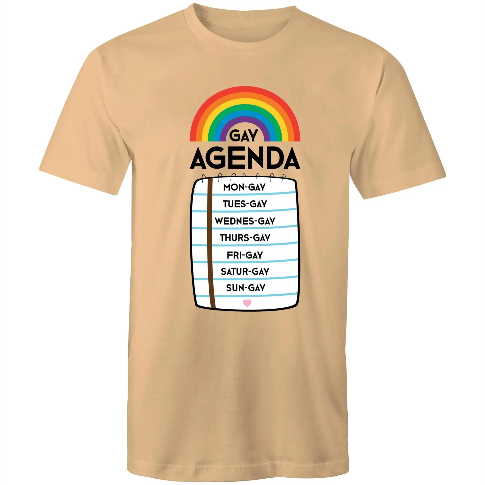 (Unisex T-Shirt LG014) - LGBTQ+ Agenda Shirt | Shop Now