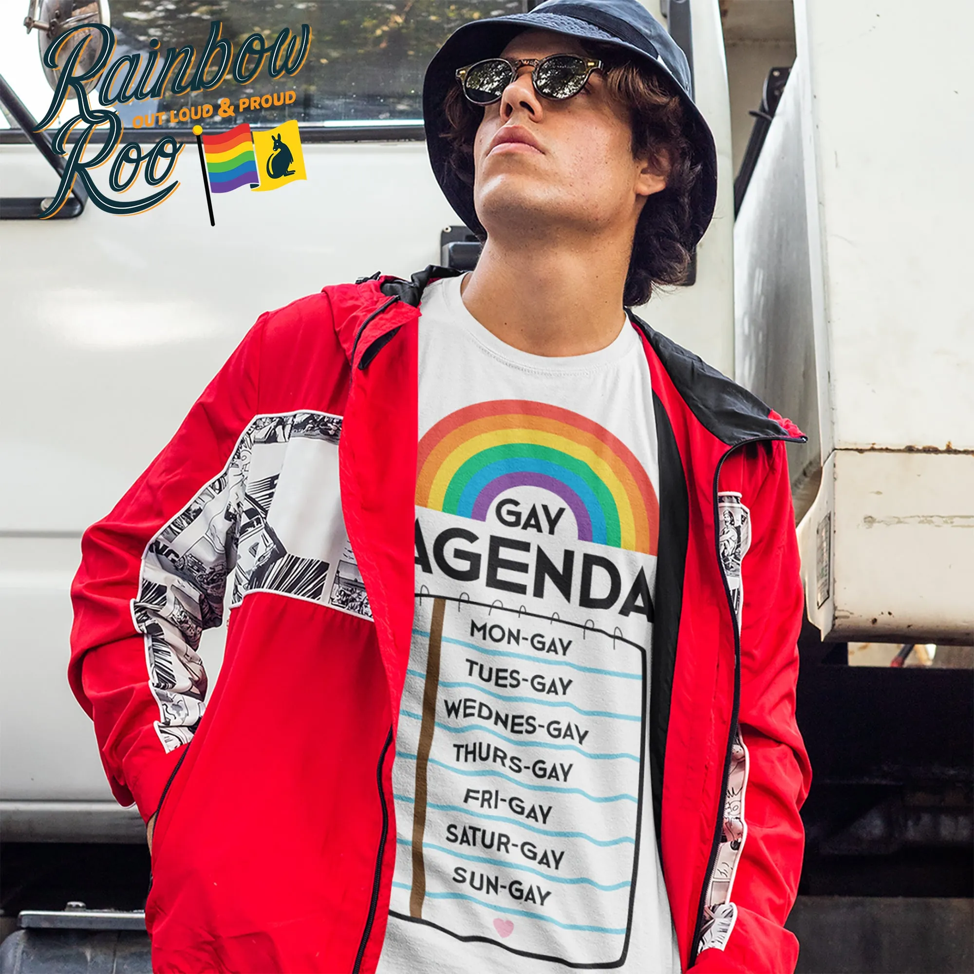 (Unisex T-Shirt LG014) - LGBTQ+ Agenda Shirt | Shop Now