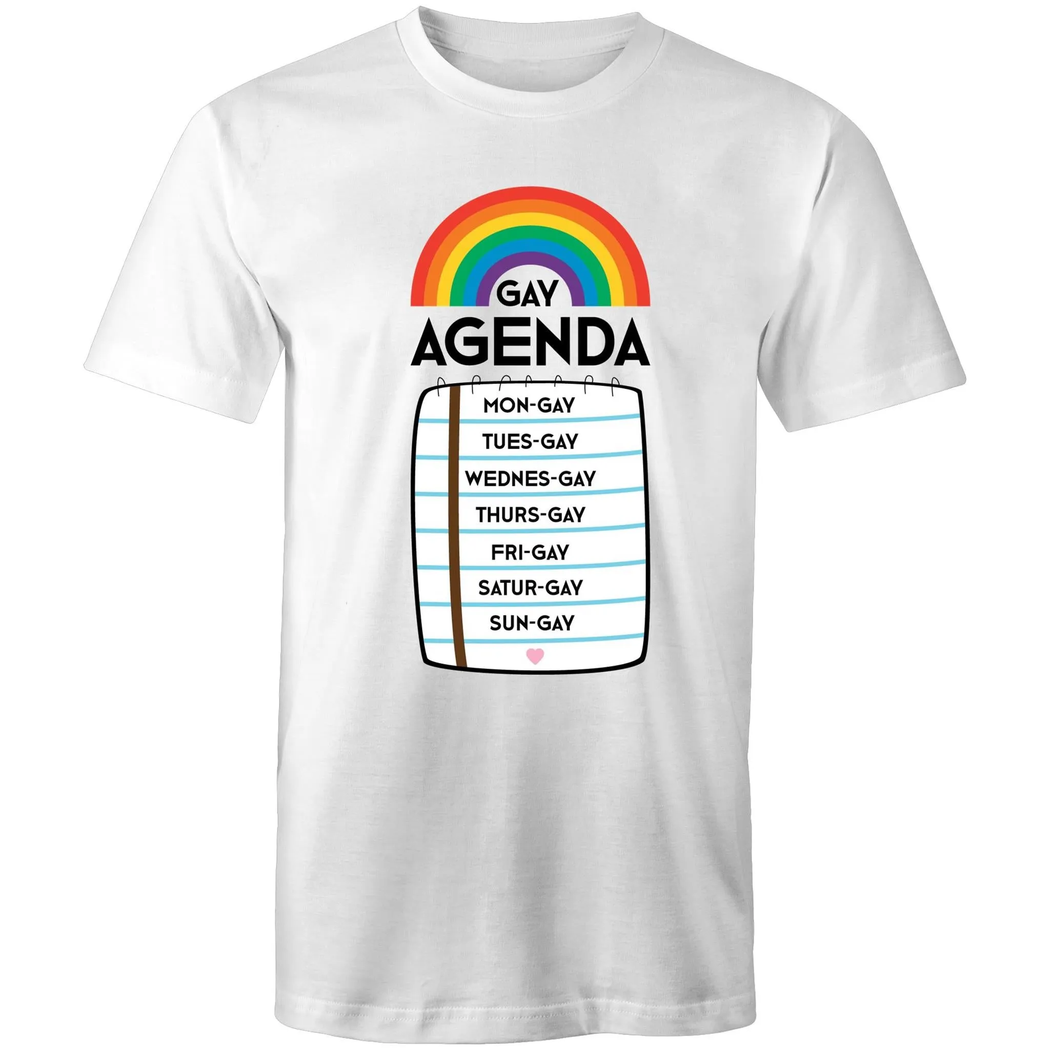 (Unisex T-Shirt LG014) - LGBTQ+ Agenda Shirt | Shop Now