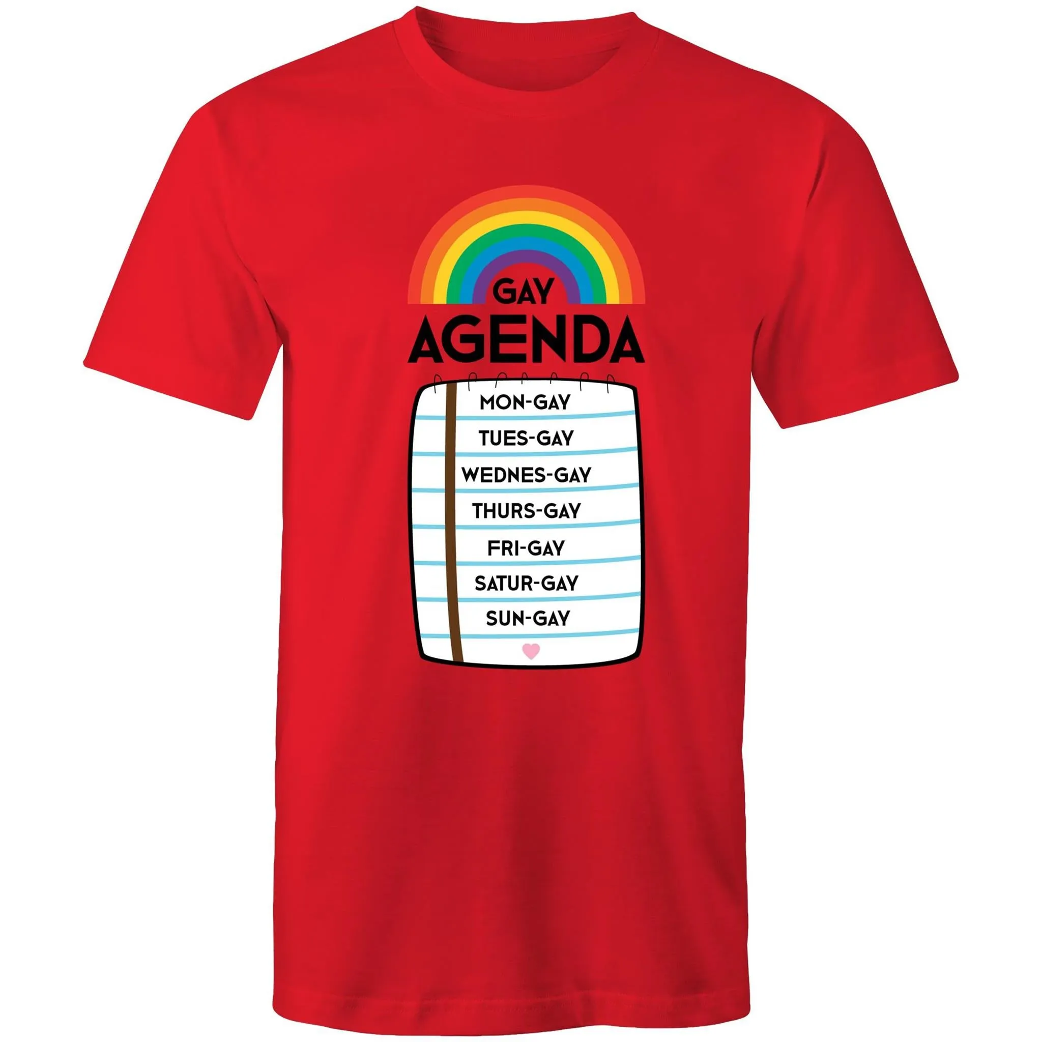 (Unisex T-Shirt LG014) - LGBTQ+ Agenda Shirt | Shop Now