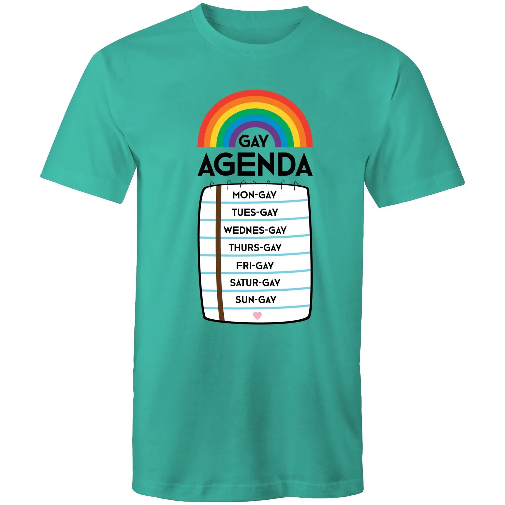 (Unisex T-Shirt LG014) - LGBTQ+ Agenda Shirt | Shop Now