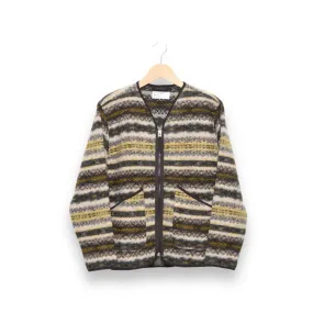 Universal Works Zip Liner Jacket - Merino Mix Fair Isle (29405)