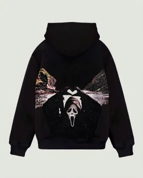 VA-SS24-716 SCREAM HEART TAPESTRY HOODIE