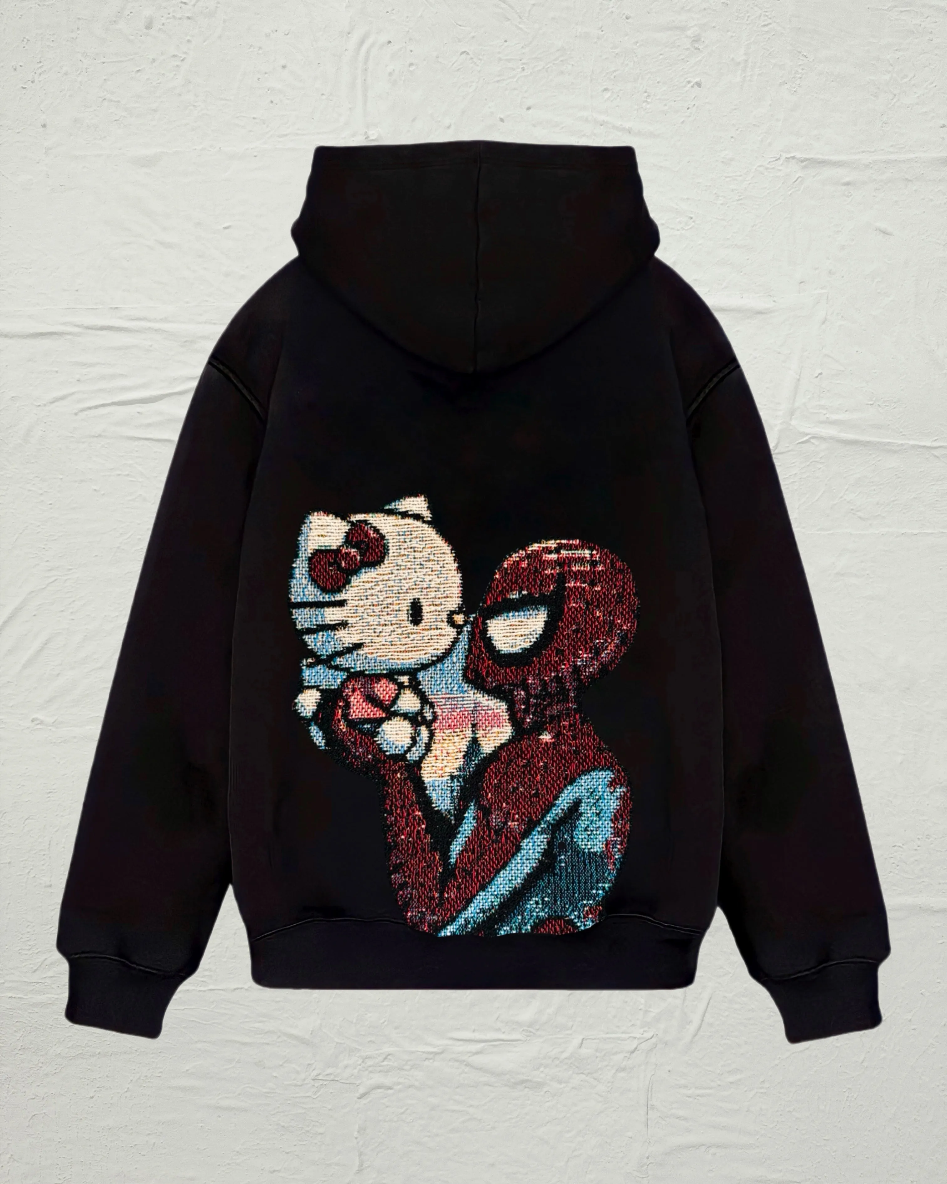 VA-SS24-734 SPIDERMAN X HELLO KITTY TAPESTRY HOODIE