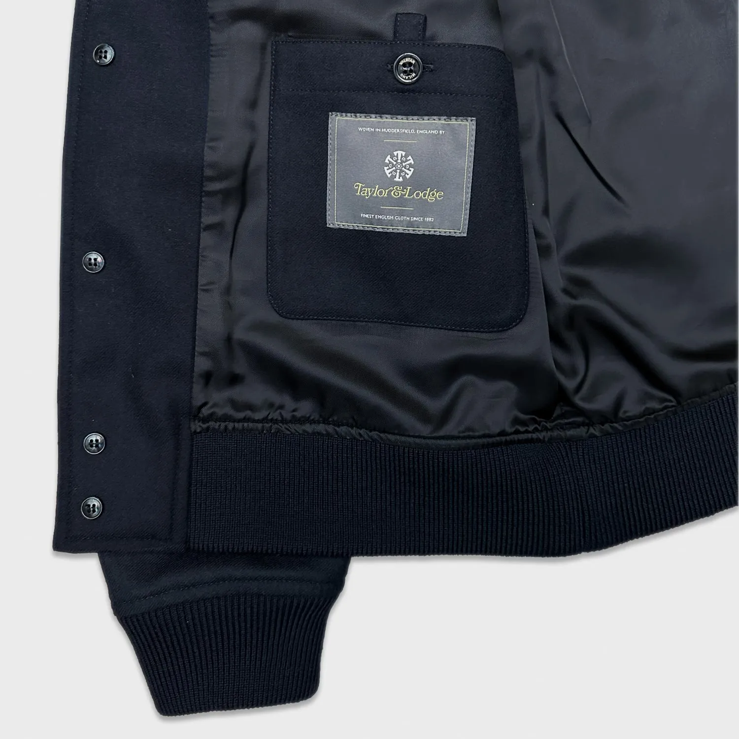 Valstar x Wools Boutique Men's Navy Blue Wool Valstarino Jacket.