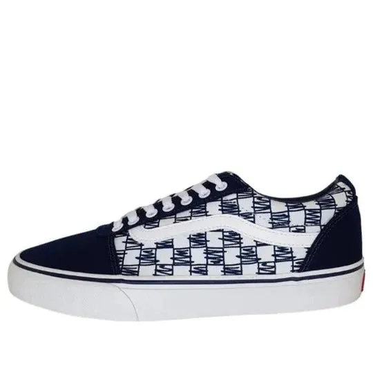 Vans Men's Ward Low Navy Scribble Shoes - Buy Now!