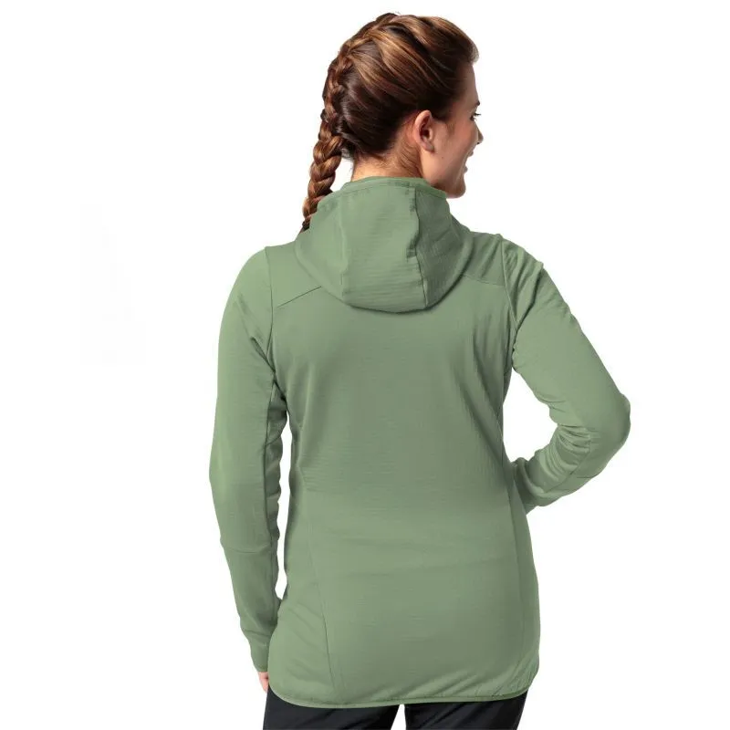 Vaude Women's Monviso Hooded Grid Fleece Jacket - Felpa in Pile