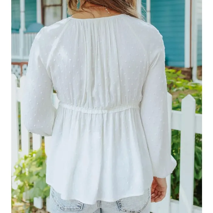 White Babydoll Blouse