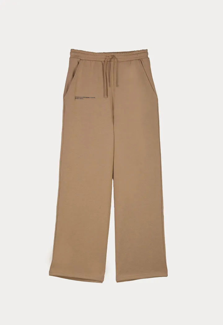 Wide Leg Pants with Drawstring Waist