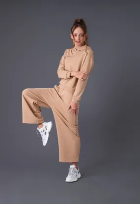 Wide Leg Pants with Drawstring Waist