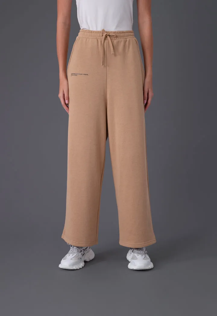 Wide Leg Pants with Drawstring Waist