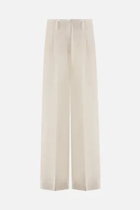 wide-leg wool pants