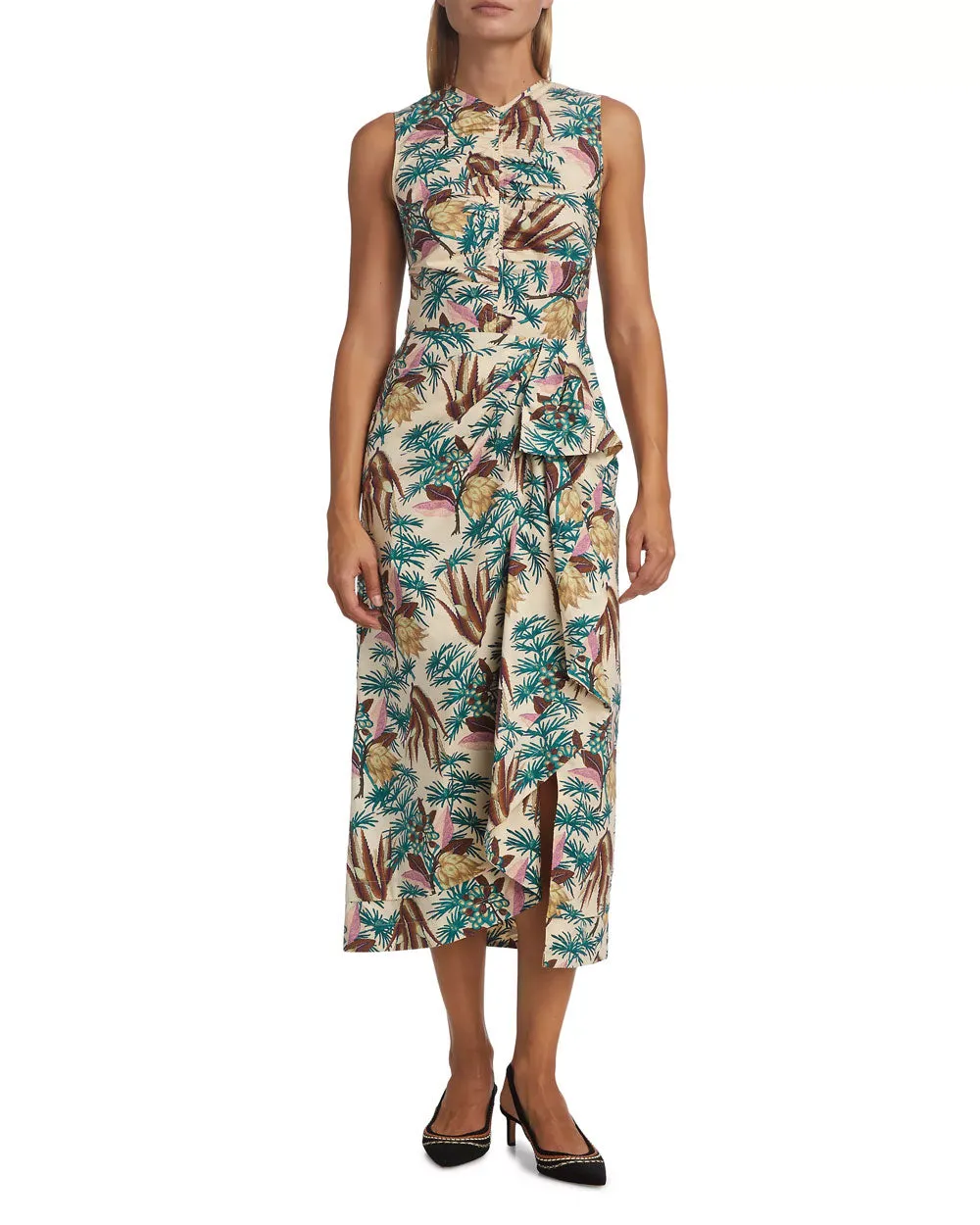 Wildflower Sleeveless Edlyn Midi Dress - Buy Online Now