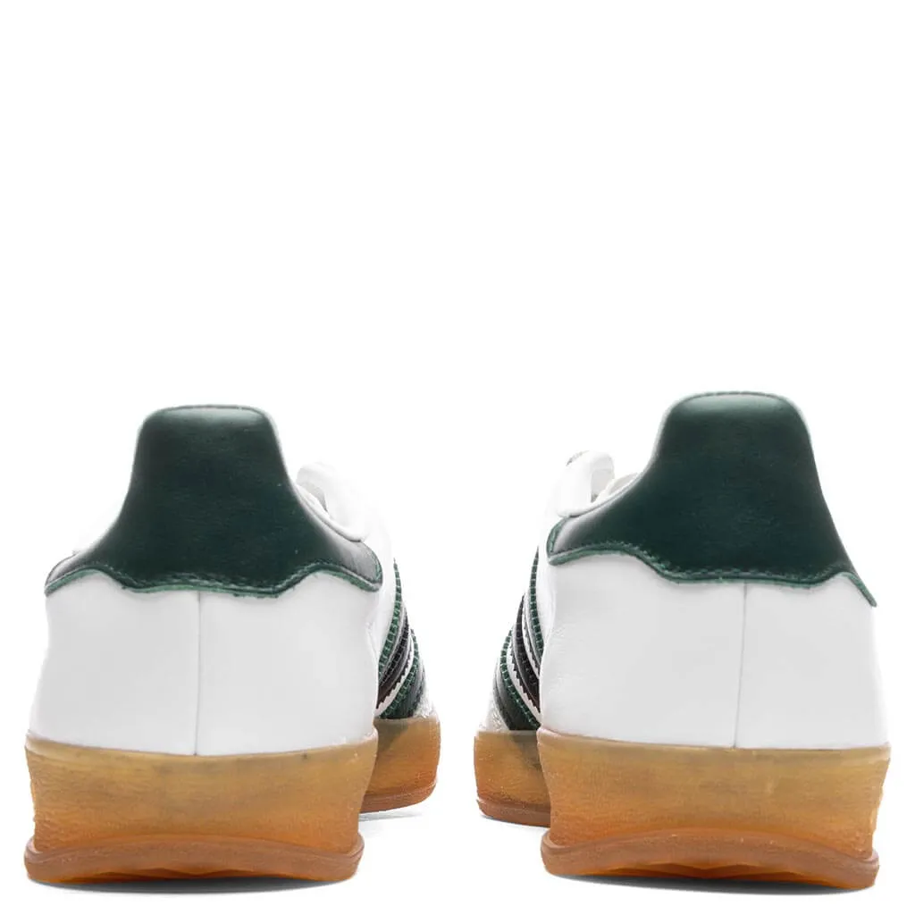 Women's Gazelle Indoor - White/Collegiate Green/Core Black - Adidas