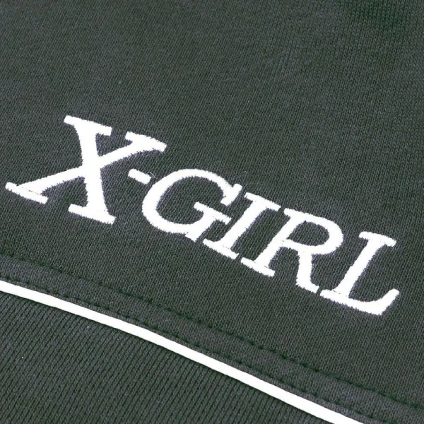 X-girl | Long Sleeve Sweatshirt | Street Style | Plain Logo